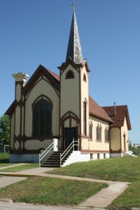 Marriage was at the Presbyterian Church