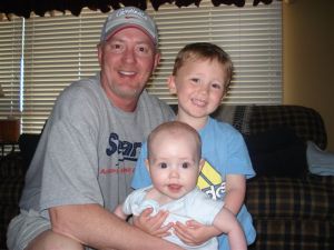 Eli, Toby, and their Grandpa (TR) May