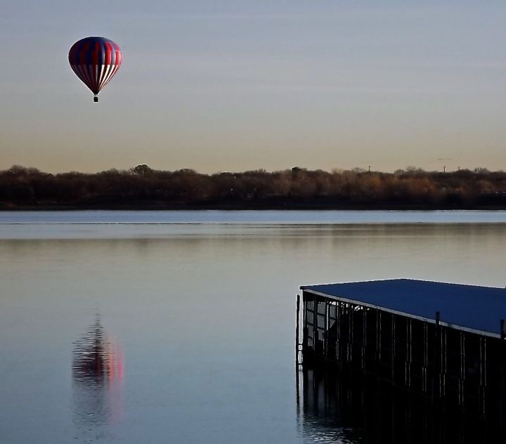 A sunrise in your face and reflections off the water as she drifts towards the northeast....