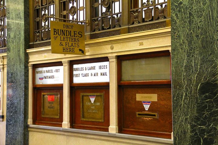 As is the mail drop....