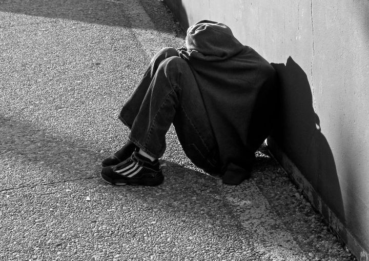 If I didn't know better, this kid might make me a bit leery. But no, he's just cold, bored, mad he's where he doesn't want to be...oh wait. He's being a teenager with an attitude 