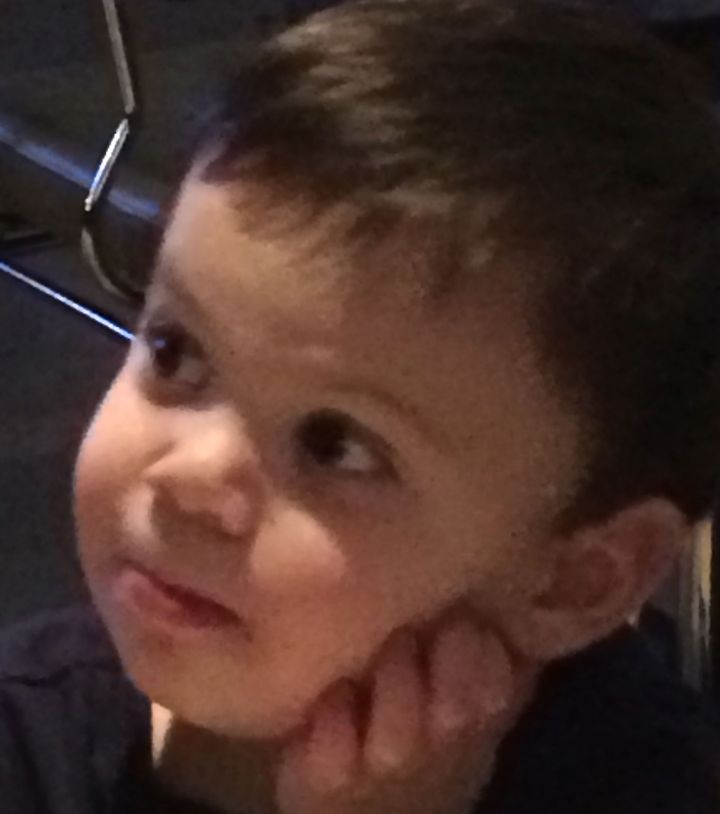 Winding down for the evening….or maybe he's just engaged fully in our dinner conversation (at the ripe age of 22 months) (a flashless iPhone Friday picture in restaurant mood lighting - where's my 50mm when I need it?)