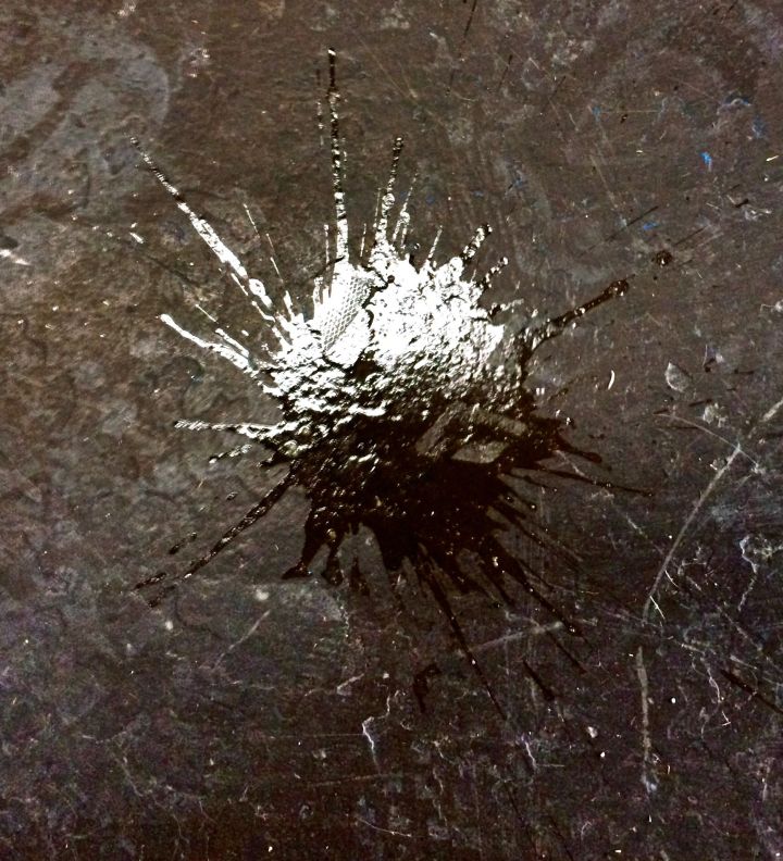 Change the camera angle a bit and it takes on a different look. I think I left the shop this morning with the owner thinking it really was my spill...