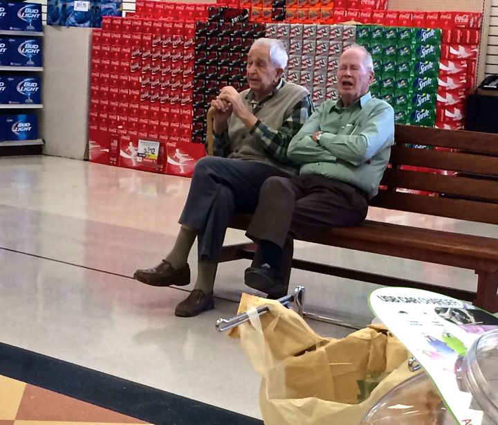 Sometimes if you stop and speak to gentlemen in the local neighborhood grocery, you will so enjoy the conversation...