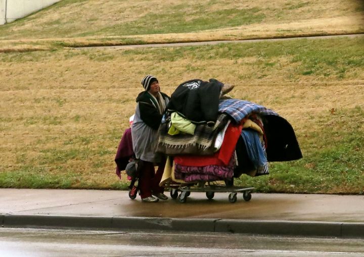 Homeless, but should be warm on this chilly day