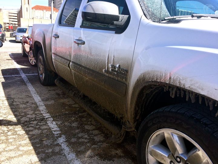 It's gonna take a least 2 car washes to clean my truck...